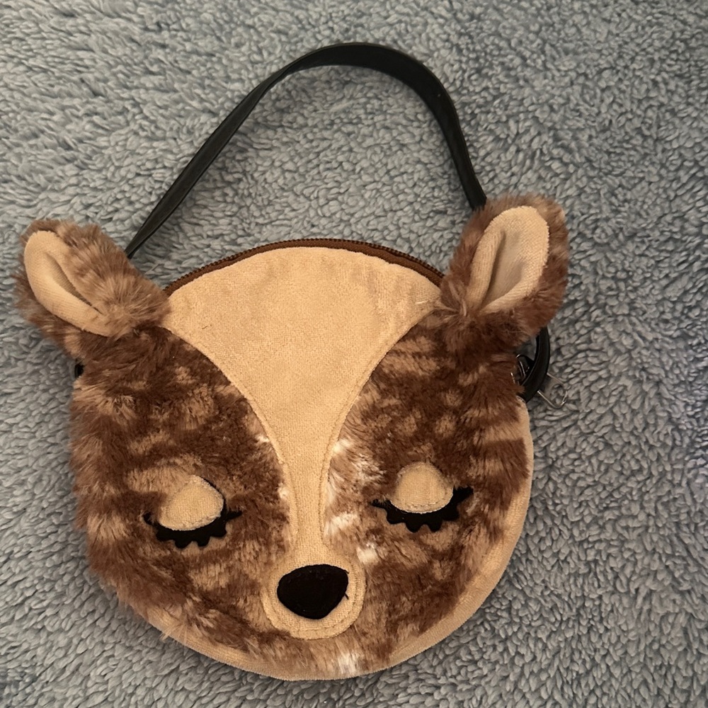 Adorable Tan and Brown Kids Animal Purse 💕 3x15$